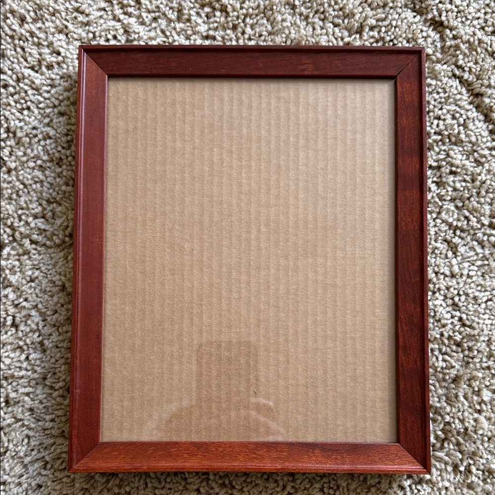 Classic Wood Frame Picture Frame in Cherry Brown 8x10